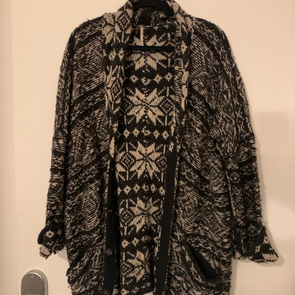 Oversized Free People cardigan